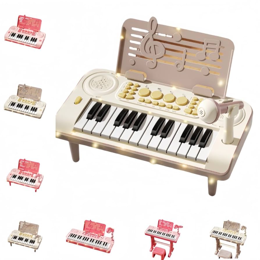 Amazon.co.jp: ShineLuxe 子供用電子キーボード グランドピアノ